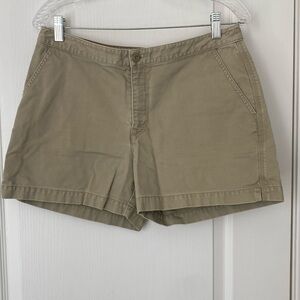 Eddie Bauer khaki shorts. Size 10